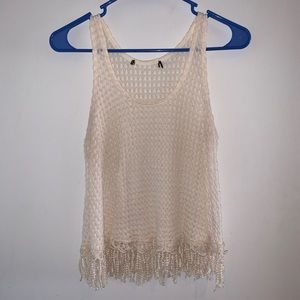 White beachy top!